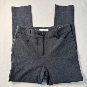 EUC LOFT The Sutton Skinny Dress‎ Casual Pants Charcoal Grey Women's Size 0P